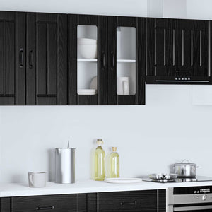 Küchenschrank Lucca Schwarze Eiche 60 cm