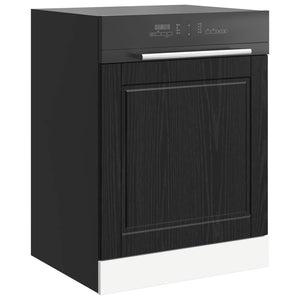Küchenschrank Schwarz Eichen-Optik 60 cm