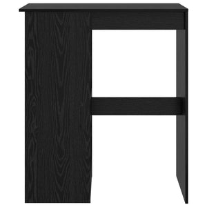 Bartisch mit Regal, Schwarz Eiche