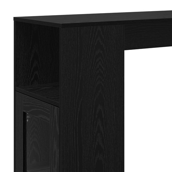 Bartisch Schwarz Eichenoptik 101 cm