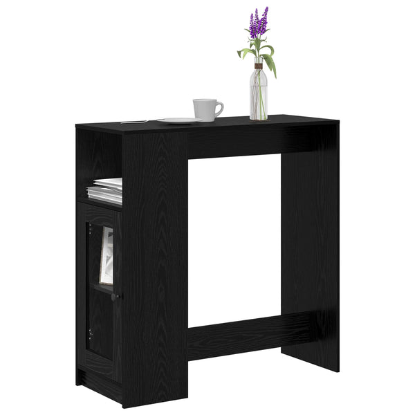 Bartisch Schwarz Eichenoptik 101 cm