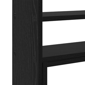 Monitorständer Schreibtisch Schwarz Eiche