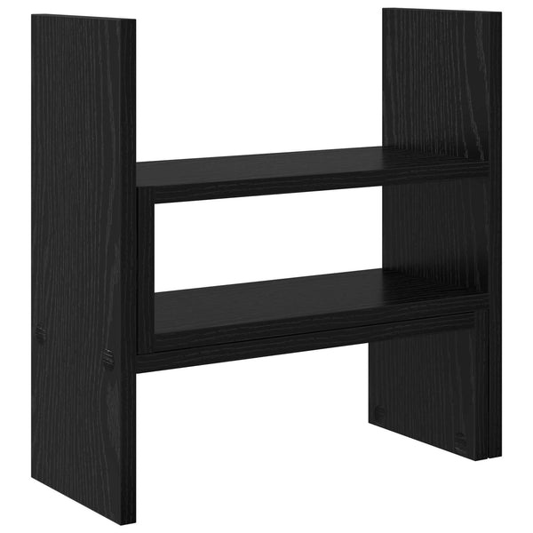 Monitorständer Schreibtisch Schwarz Eiche