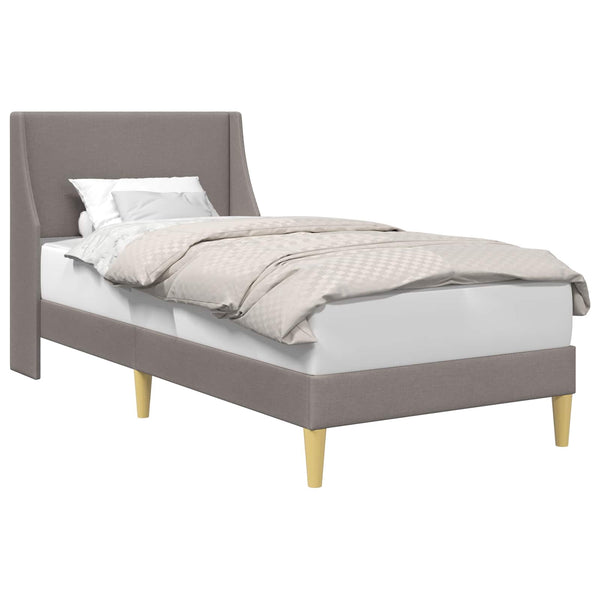 Bettrahmen Uni Taupe 90x200 cm