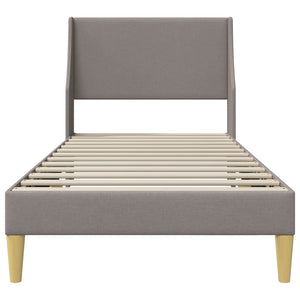 Bettrahmen Uni Taupe 90x200 cm