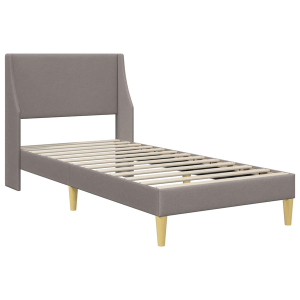 Bettrahmen Uni Taupe 100x200 cm