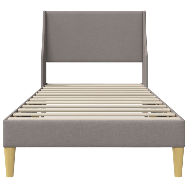 Bettrahmen Uni Taupe 100x200 cm