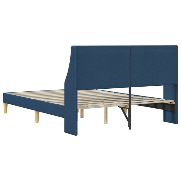 Bettrahmen Blau 120x190 cm mit Kopfteil