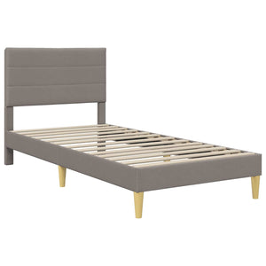 Bettrahmen Taupe 80x200 cm