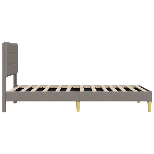 Bettrahmen Taupe 80x200 cm