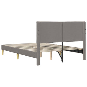 Bettrahmen Taupe 140x190 cm