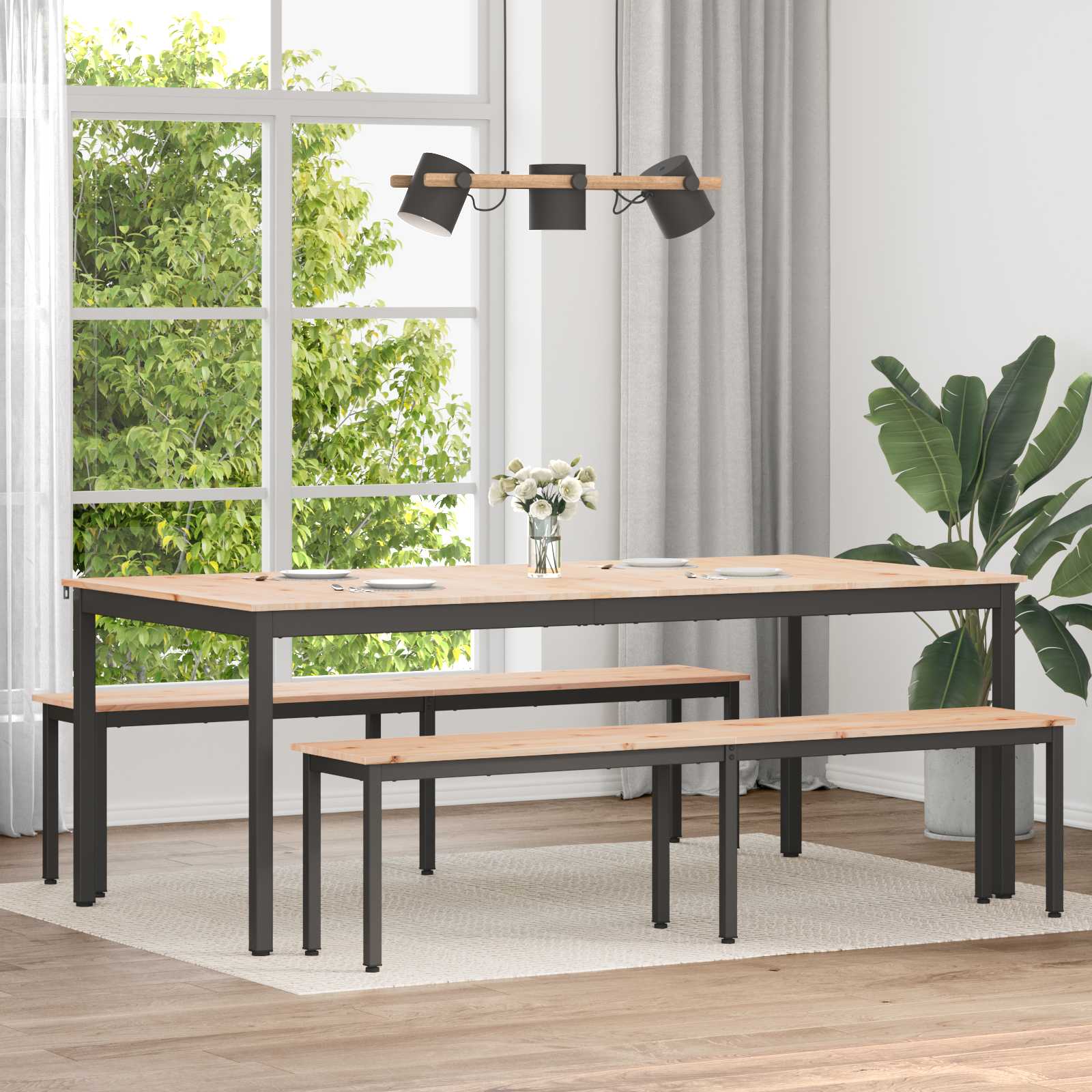 Esstisch Kiefer Massivholz 200cm