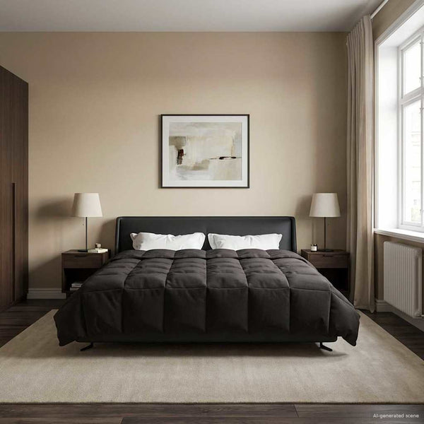 Sommerdecke Anthrazit 200x240 cm Mikrofaser