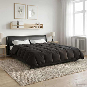 Sommerdecke Anthrazit 220x260 cm Mikrofaser