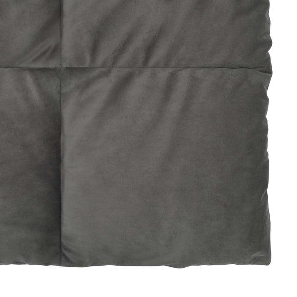 Sommerdecke 200x200 cm Hellgrau Mikrofaser