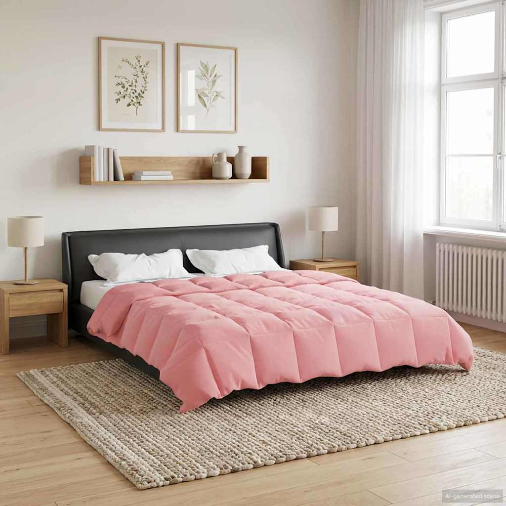 Sommerdecke Rosa 220x260 cm Mikrofaser