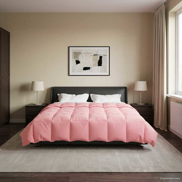 Sommerdecke Rosa 220x260 cm Mikrofaser