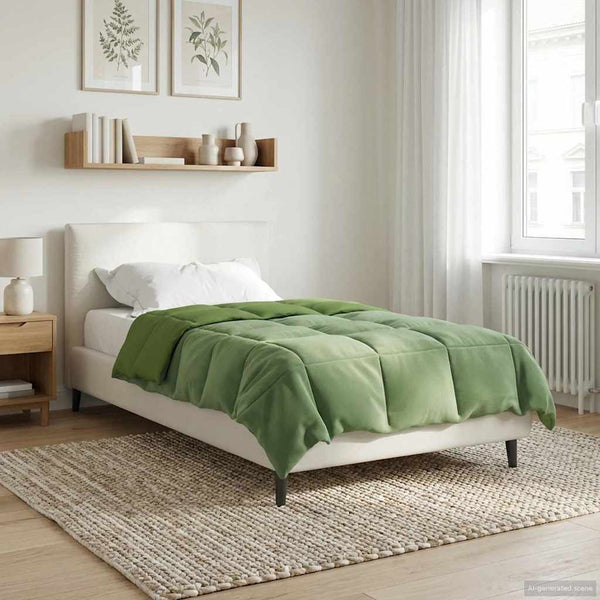 Grüne Sommerdecke 135x220 cm Mikrofaser