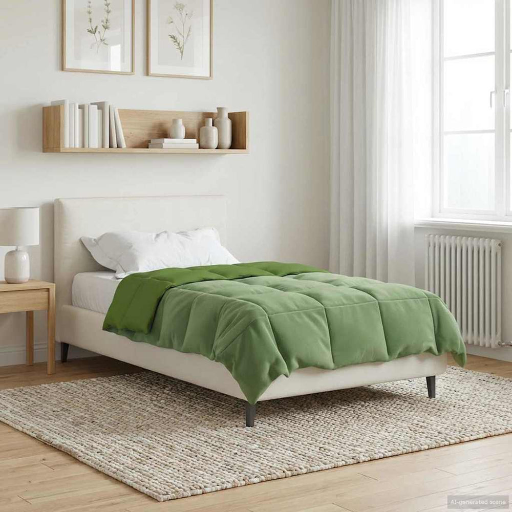 Grüne Sommerdecke 140x220 cm Mikrofaser