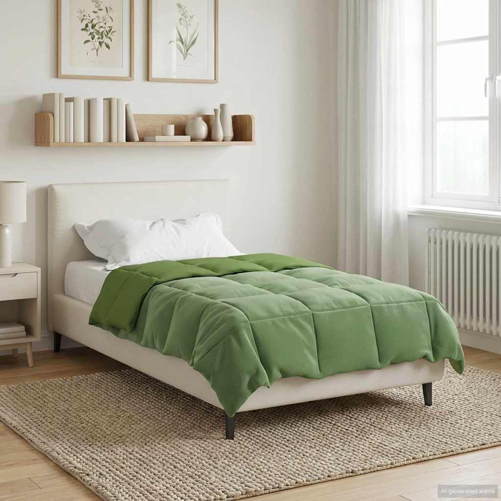Grüne Sommerdecke 155x220 cm Mikrofaser