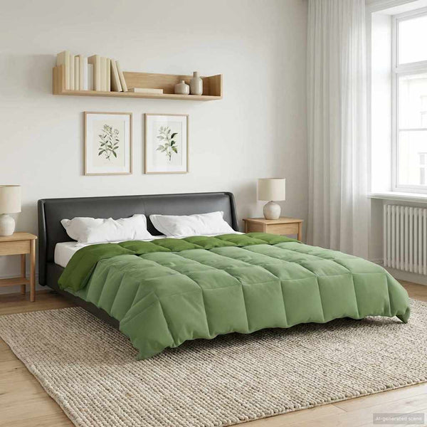 Grüne Sommerdecke 200x220 cm Mikrofaser