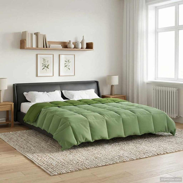 Grüne Sommerdecke 220x240 cm Mikrofaser