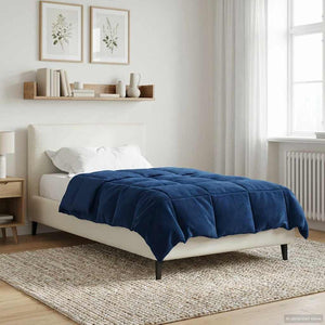Sommerdecke Dunkelblau 140x200 cm Mikrofaser