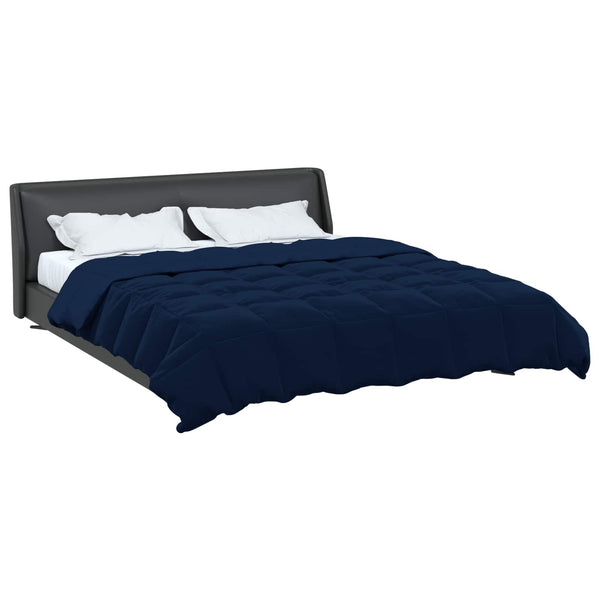Sommerdecke Dunkelblau 200x200 cm Mikrofaser