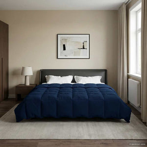Sommerdecke Dunkelblau 200x220 cm Mikrofaser