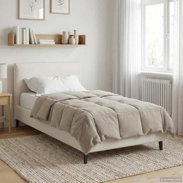 Sommerdecke Creme 135x200 cm Mikrofaser