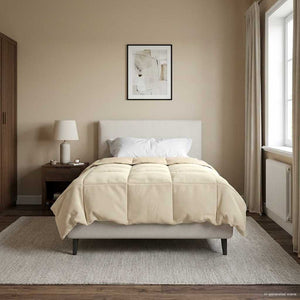 Sommerdecke Creme 135x200 cm Mikrofaser