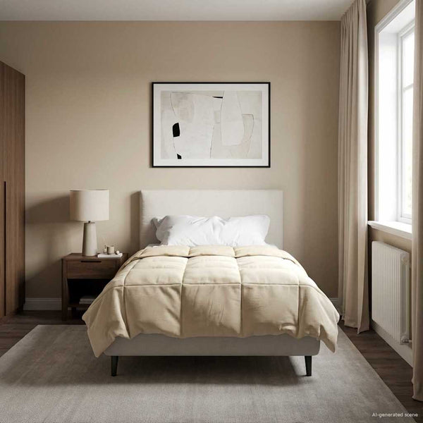 Sommerdecke Creme 140x200 cm Mikrofaser