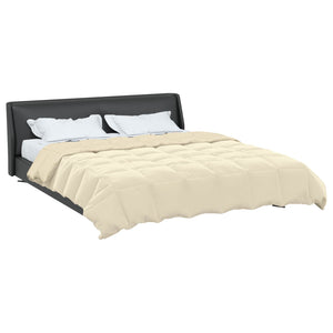 Creme Sommerdecke 240x260 cm Mikrofaser
