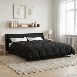 Ganzjahresbettdecke Anthrazit 220x260 cm
