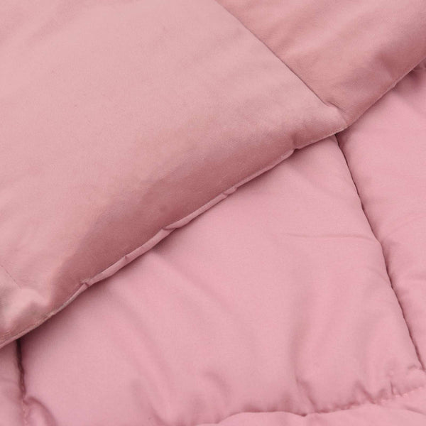 Winterbettdecke Rosa 135x200 cm Mikrofaser