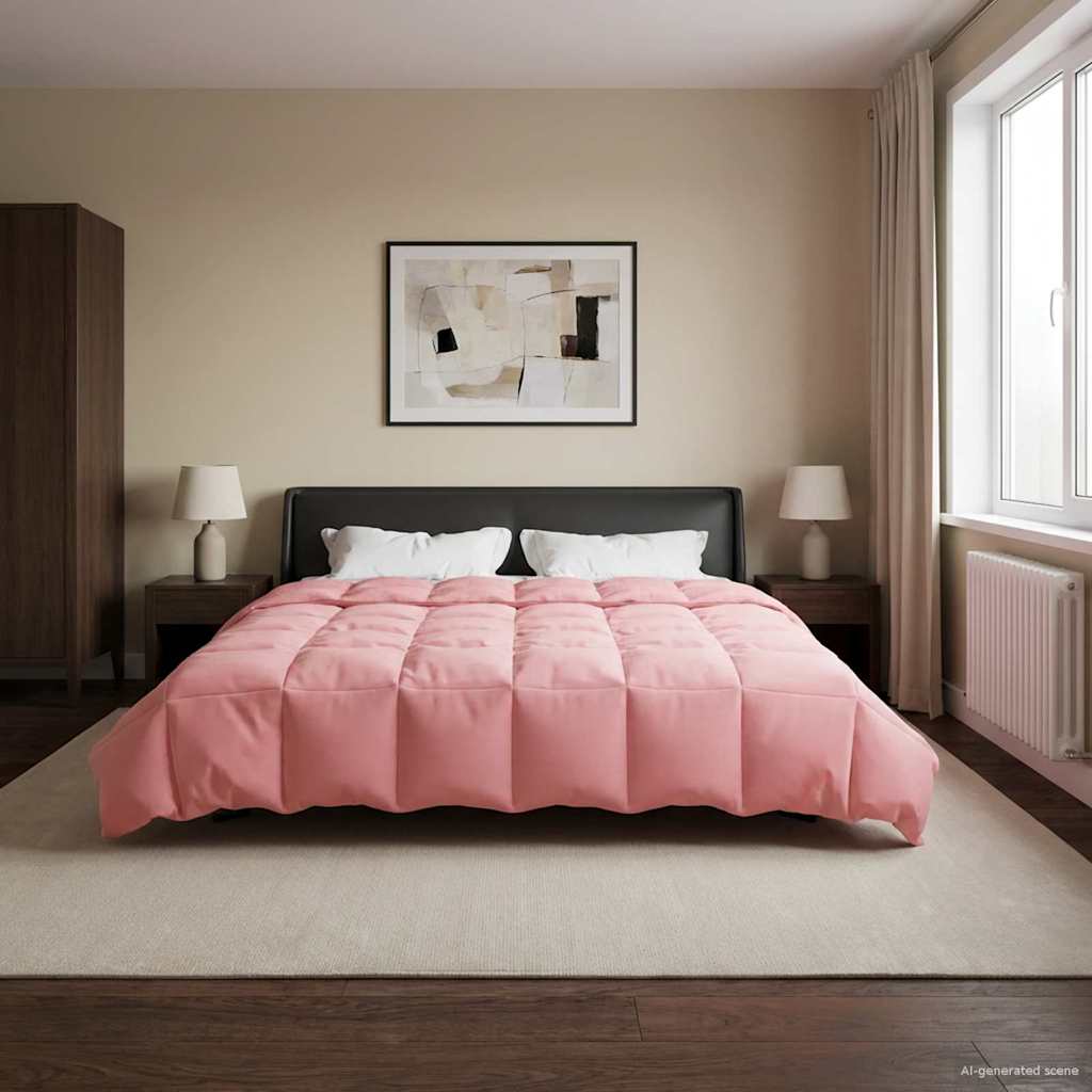 Winterbettdecke Rosa 200x200 cm Mikrofaser