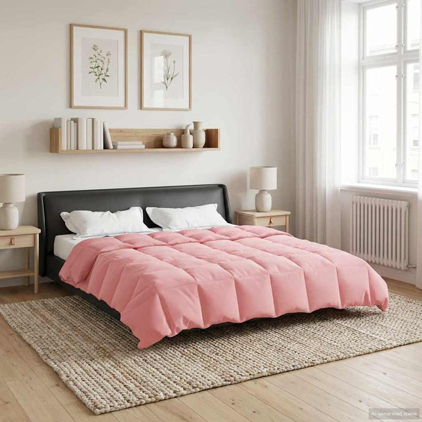 Winterbettdecke Rosa 200x240 cm Mikrofaser
