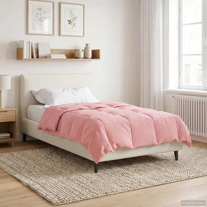 Winterbettdecke Rosa 135x220 cm Mikrofaser