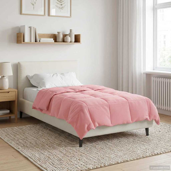 Winterbettdecke Rosa 140x220 cm Mikrofaser