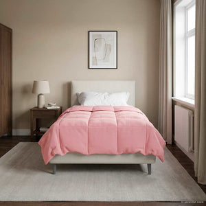 Winterbettdecke Rosa 140x220 cm Mikrofaser