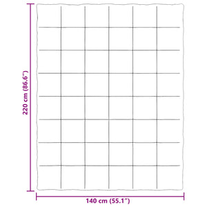 Winterbettdecke Rosa 140x220 cm Mikrofaser