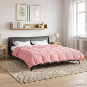 Winterbettdecke Rosa 200x220 cm Mikrofaser