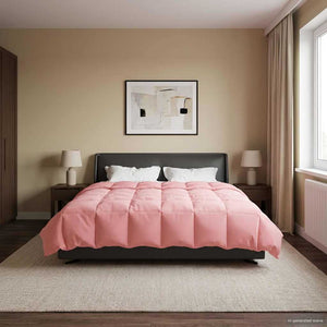 Winterbettdecke Rosa 220x260 cm Mikrofaser