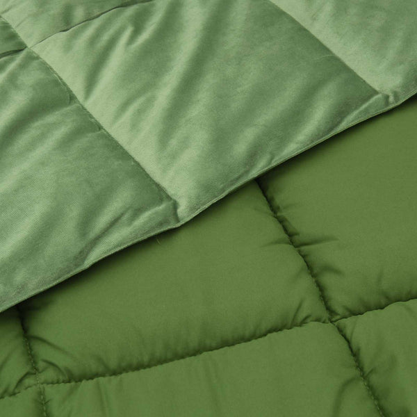 Grüne Winterbettdecke 155x220 cm