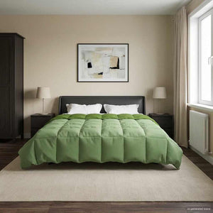 Grüne Winterbettdecke 200x220 cm