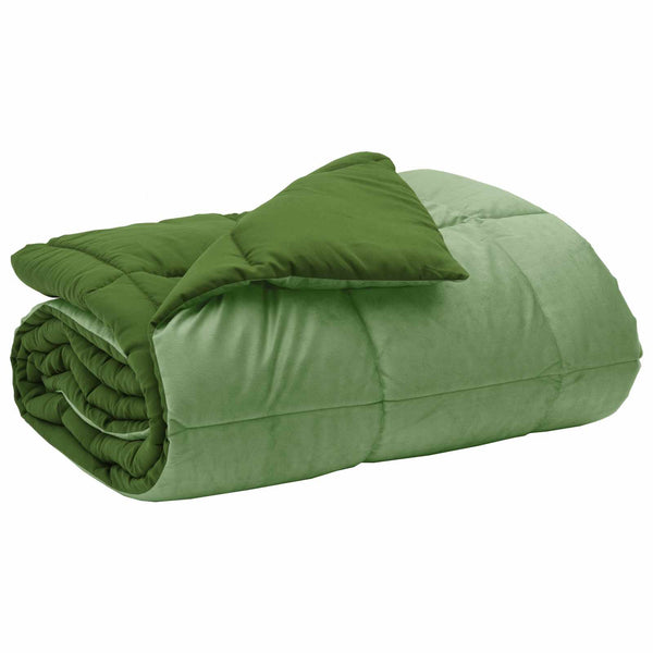 Grüne Winterbettdecke 200x220 cm