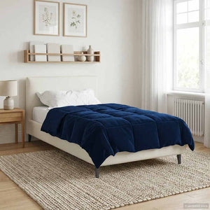 Winterbettdecke Dunkelblau 140x200 cm