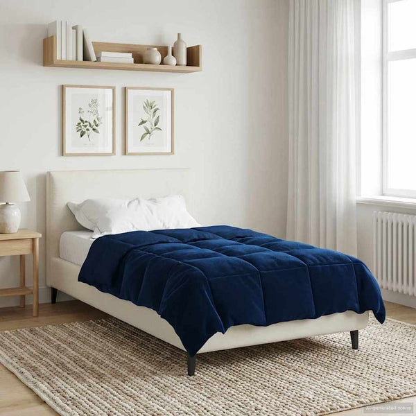 Winterbettdecke Dunkelblau 155x220 cm