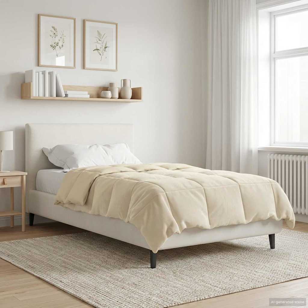 Creme Winterbettdecke 155x200 cm