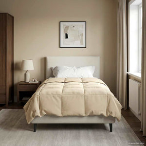 Creme Winterbettdecke 155x200 cm
